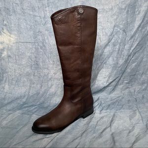 FRYE Melissa leather button riding boots